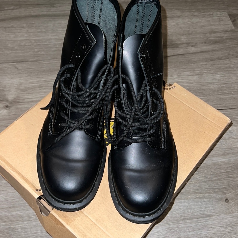 Black 1460 Mono Boots size 11 women’s